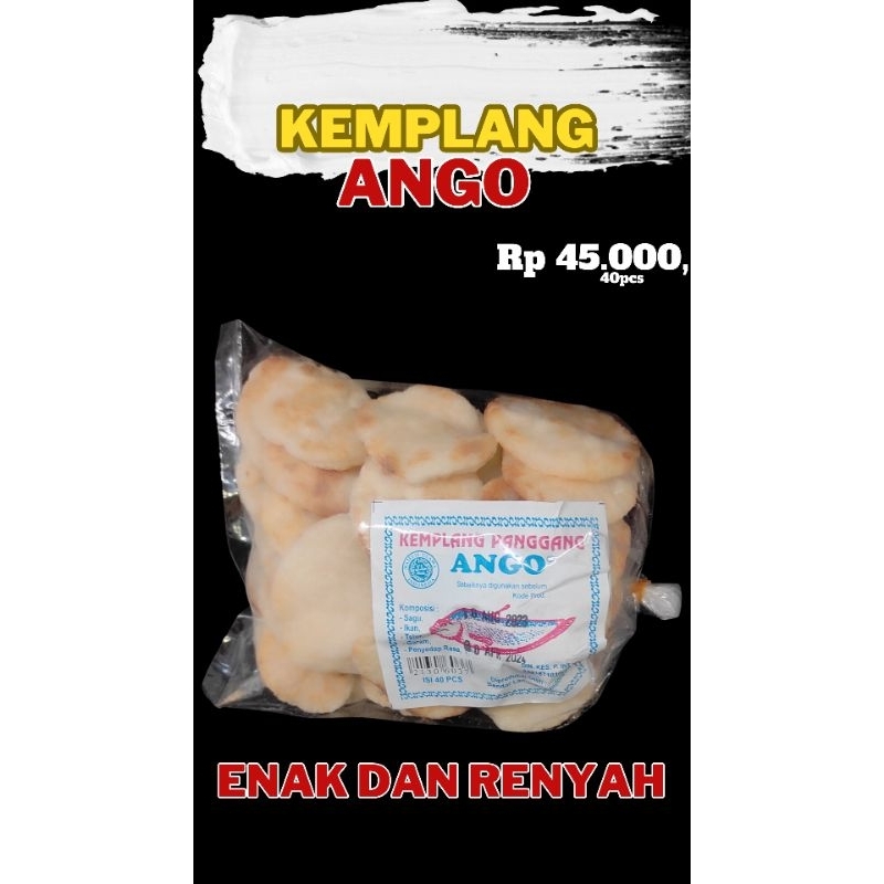 

Kemplang Ango Isi 40pcs | Rasa ikan | Makanan Khas Lampung