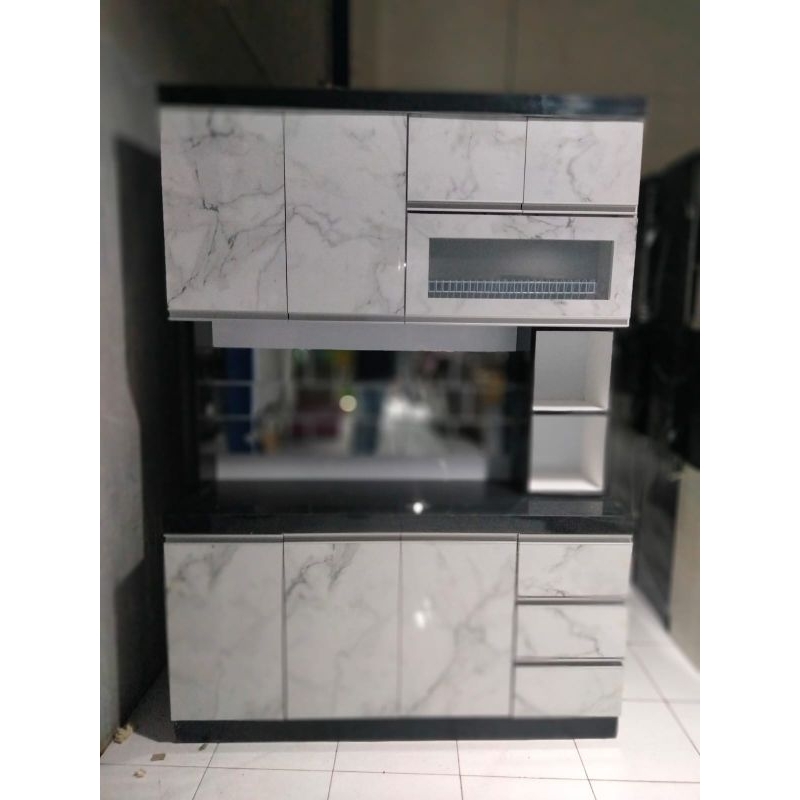 Rak sayur HPL, Rak piring minimalis, Rak dapur