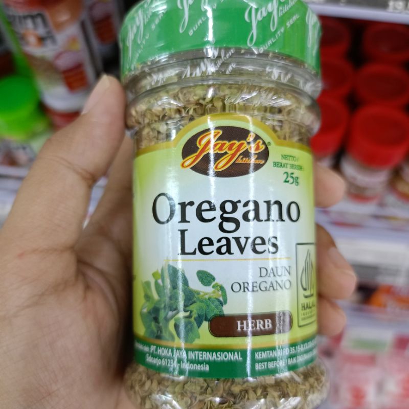 

Jay's Oregano Leaves Jay's Daun Oregano Jays Oregano bubuk tabur