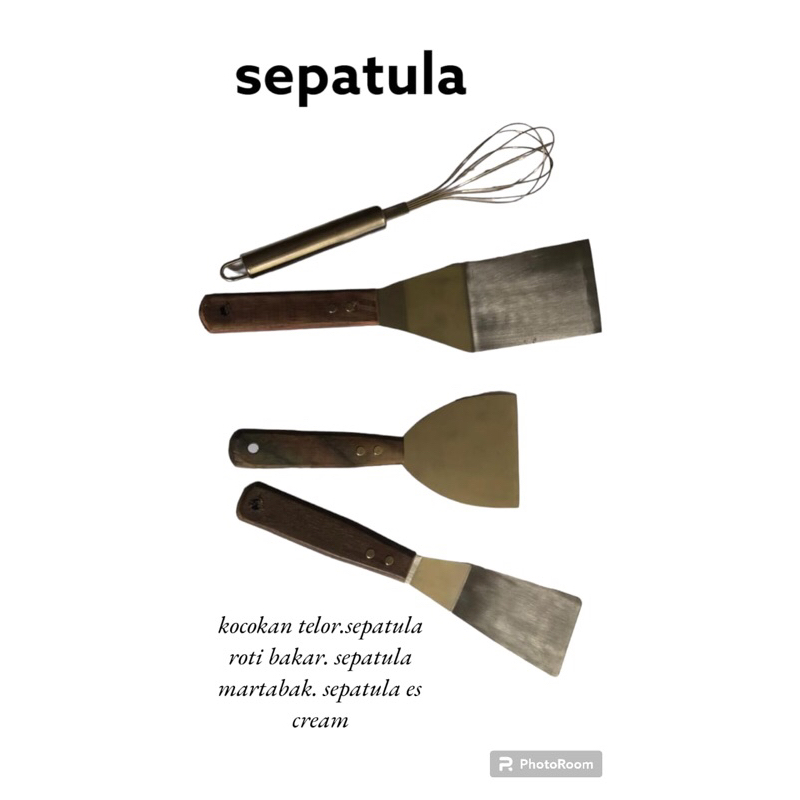 set spatula / spatula bengkok / spatula martabak / spatula roti bakar
