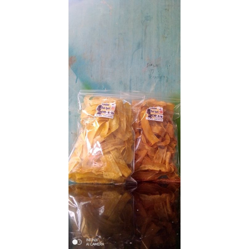 

keripik pisang 200 g - original - pedas level 1 - pedas level 2 - pedas level 3 | chat untuk pilihan rasa