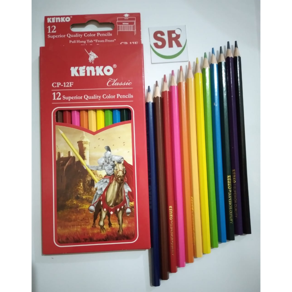 

KENKO PENSIL WARNA CP-12F PANJANG (1 SET ISI 12 WARNA)