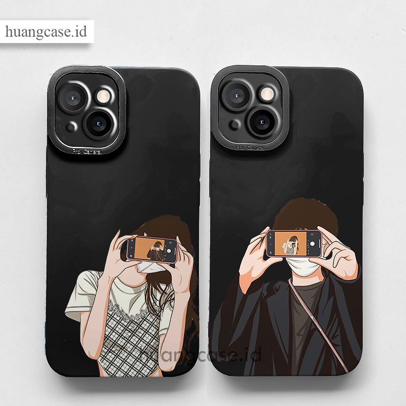 Huang Case - softcase pro camera couple case terbaru iphone 6 IPHONE 6 PLUS IPHONE 7 IPHONE 7 PLUS I