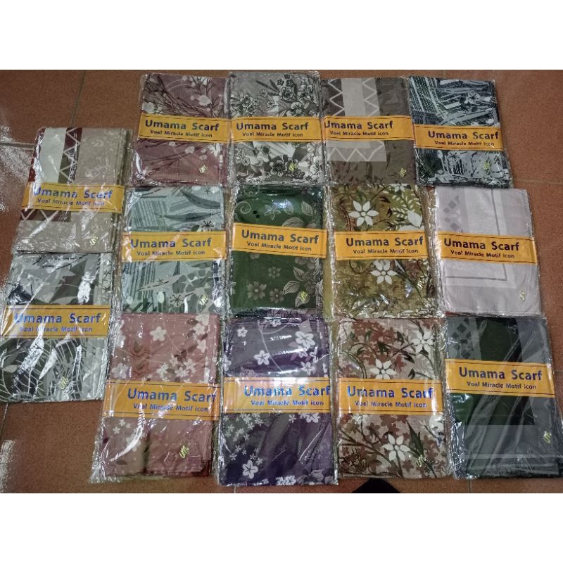 Ecer Umama scarf voal miracle motif