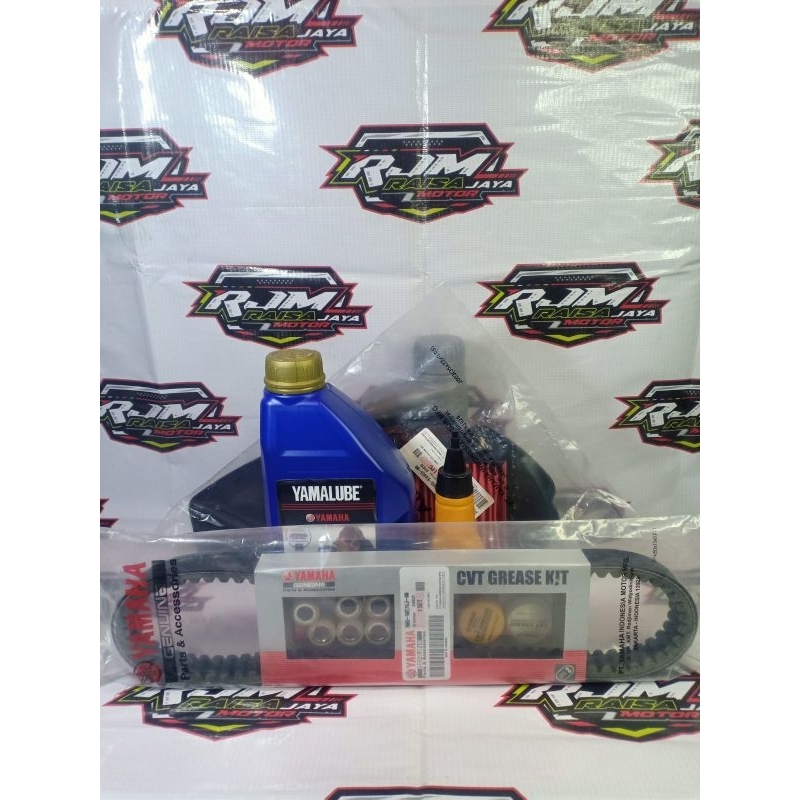 PAKETAN SPESIAL SERVIS OLI YAMALUBE SUPER MATIC ORIGINAL 1000ML NMAX NEW AEROX 155 OLD NMAX 155 LEXI