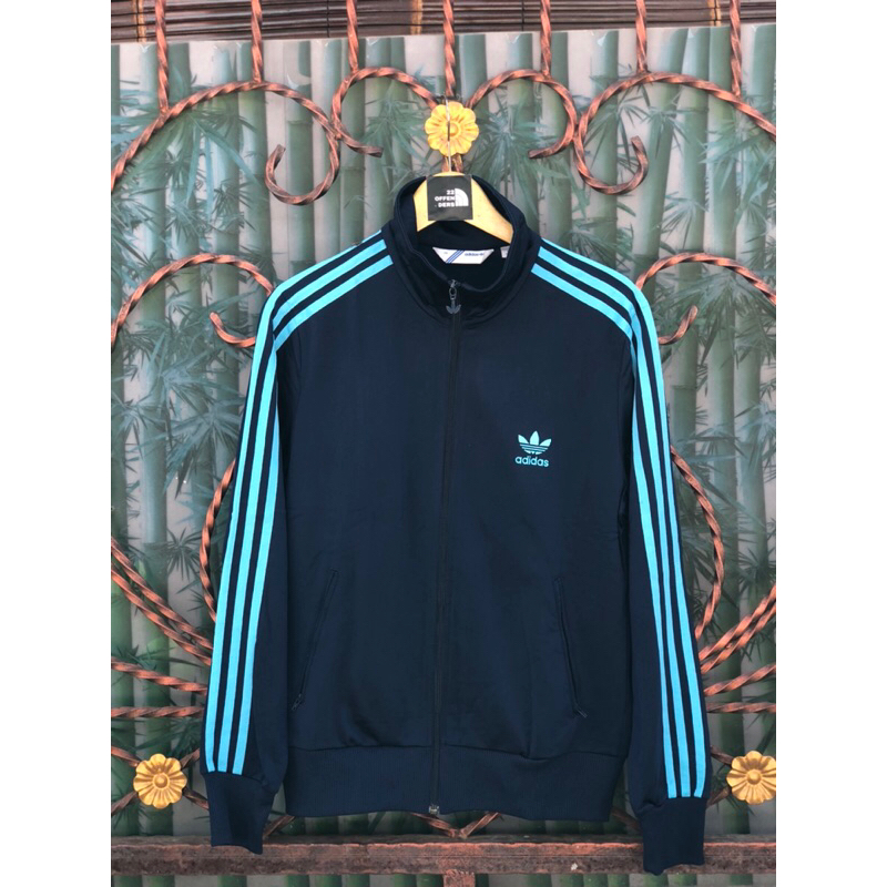 Tracktop Adidas Firebird Dark Navy Stripe Blue