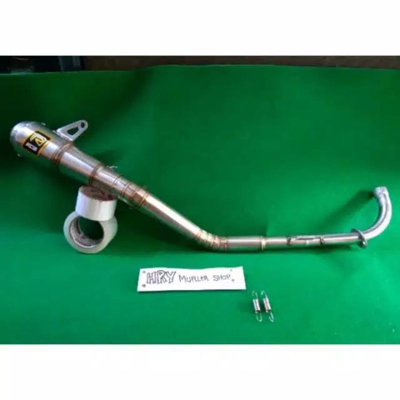KNALPOT SATU SET RCB GTX LEHER KOLONG JUPITERZ VEGA R SUPRA 125 SMESH GRAND DLL