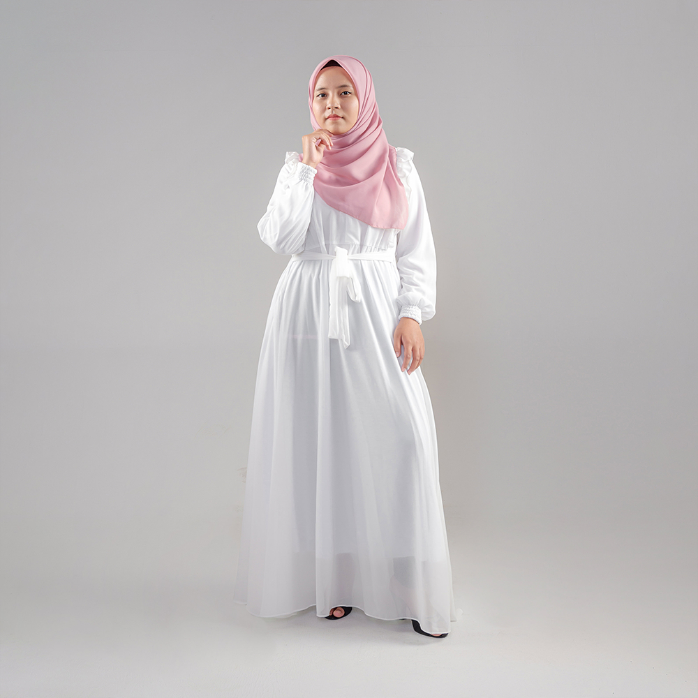 Gamis Wanita Baju Terbaru Kondangan Muslim Polos Modern Remaja Kekinian Premium Terlaris Pesta Mewah