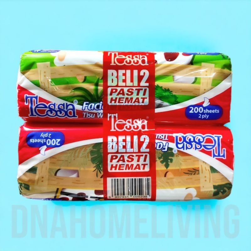 Tisu Tessa 2 Pack 200 Sheets