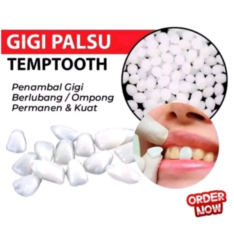 TEMPTOOTH GIGI PALSU INSTAN MUDAH MEREKAT DAN TAHAN LAMA