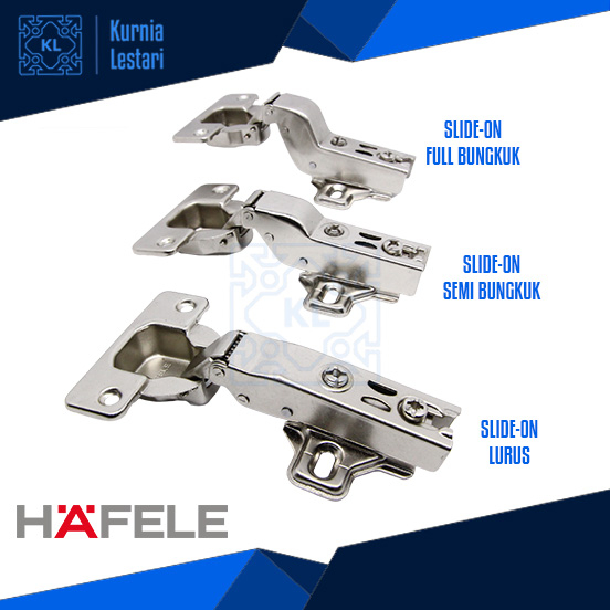Engsel Sendok Slow Motion Softclose HAFELE Metalla Slide On
