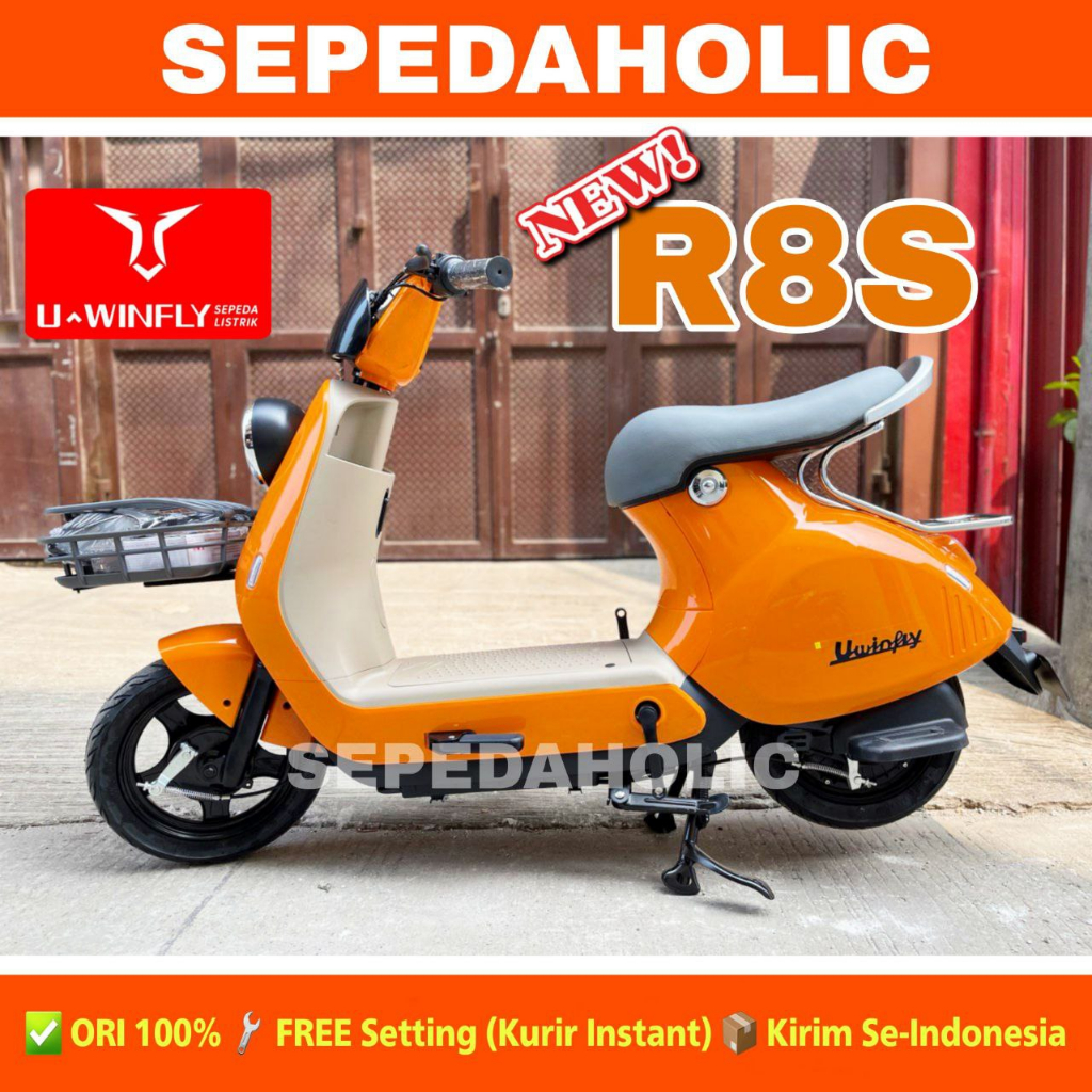 Sepeda Listrik UWINFLY RF8 / R8S RF8S / R8P / T60 500 Watt Electric E Bike