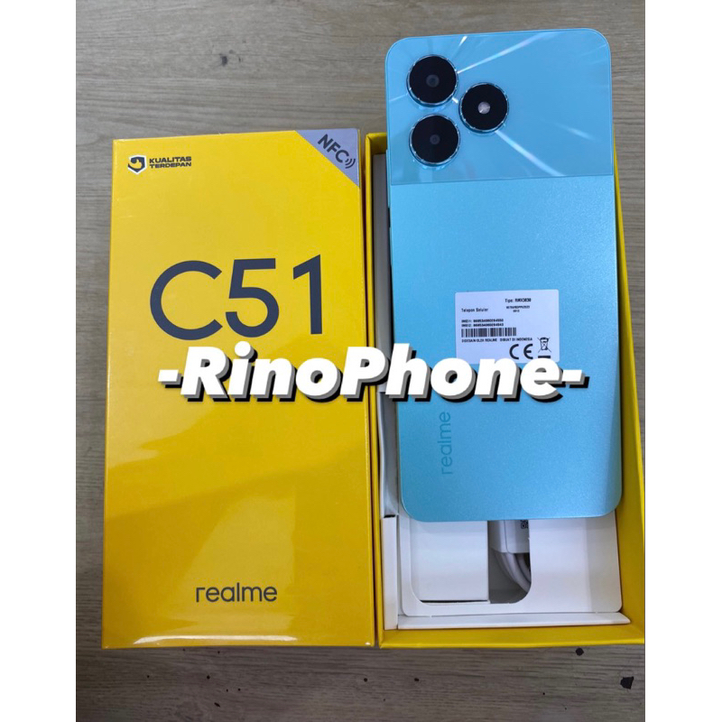 Hp Realme C51 Ram 4/64/128GB New (Baru)