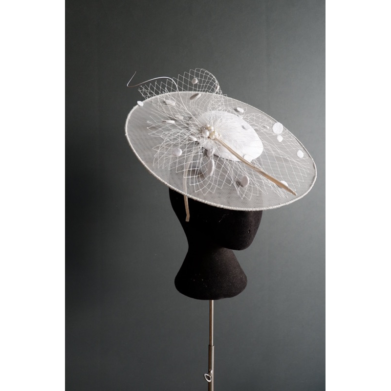 topi fascinator handmade/ wire fascinator hat