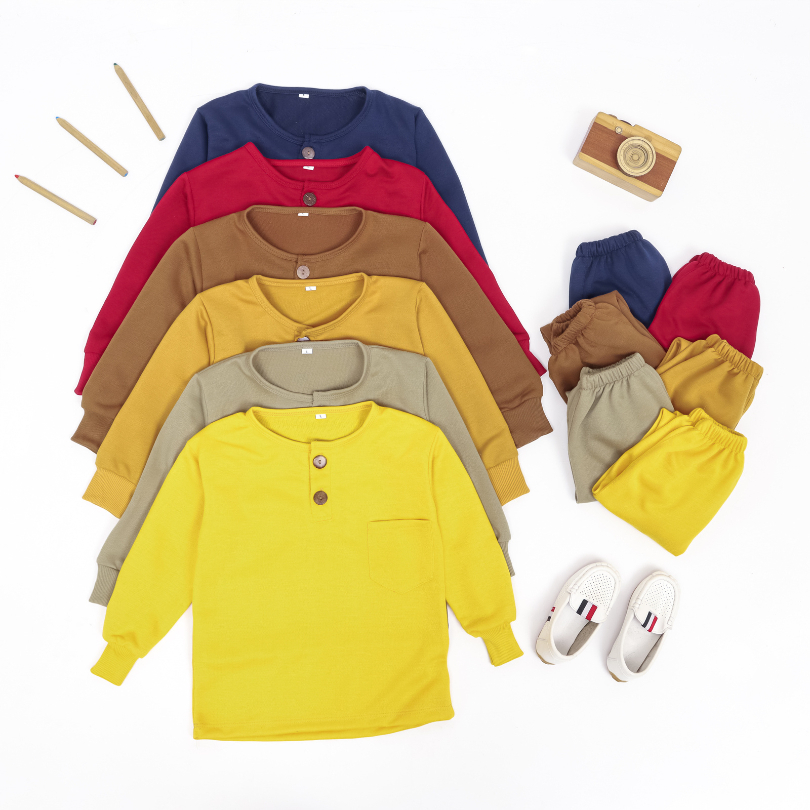 KIANO ANAK PIYAMA ANAK KIANO USIA 1-5 TAHUN TANGAN PANJANG