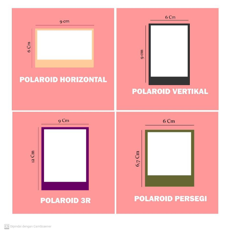 CETAK FOTO POLAROID (2R-3R)