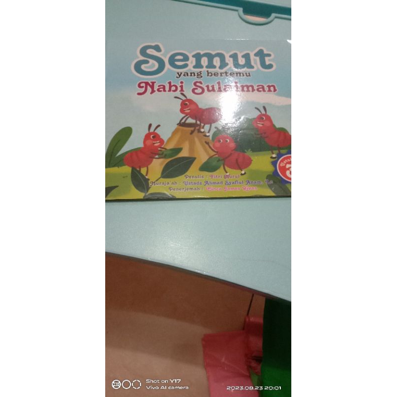 

buku semut nabi Sulaiman pesanan Soraya