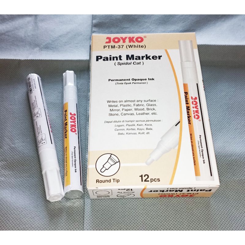 

Paint Marker / Spidol Cat Joyko PTM-37 (White)