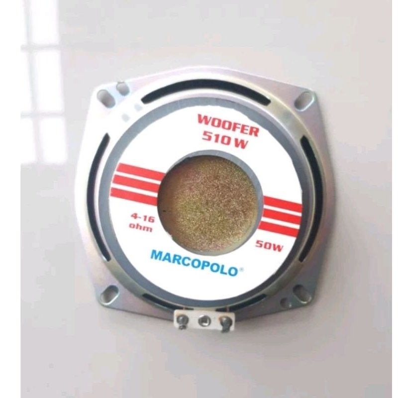 SPEAKER 4INCH 4 INCH WOOFER MARCOPOLO MC 510W 50 WATT DOUBLE MAGNET