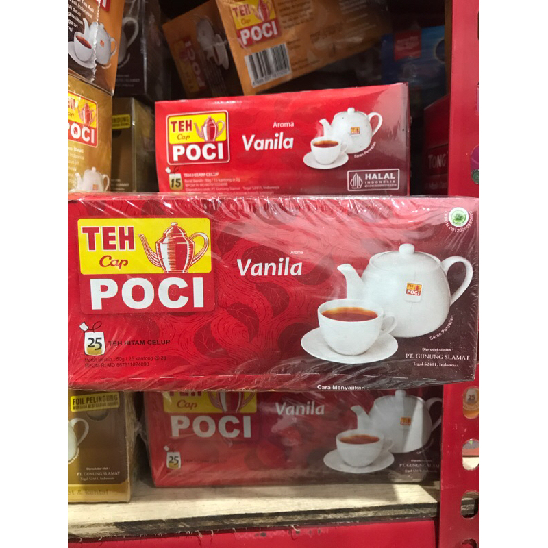 

TEH POCI VANILA CELUP 25 3 box