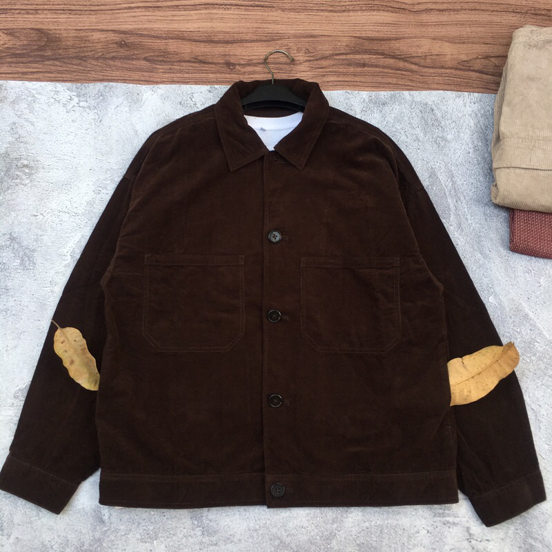 Jacket chef UNIQLO GU, Dark brown