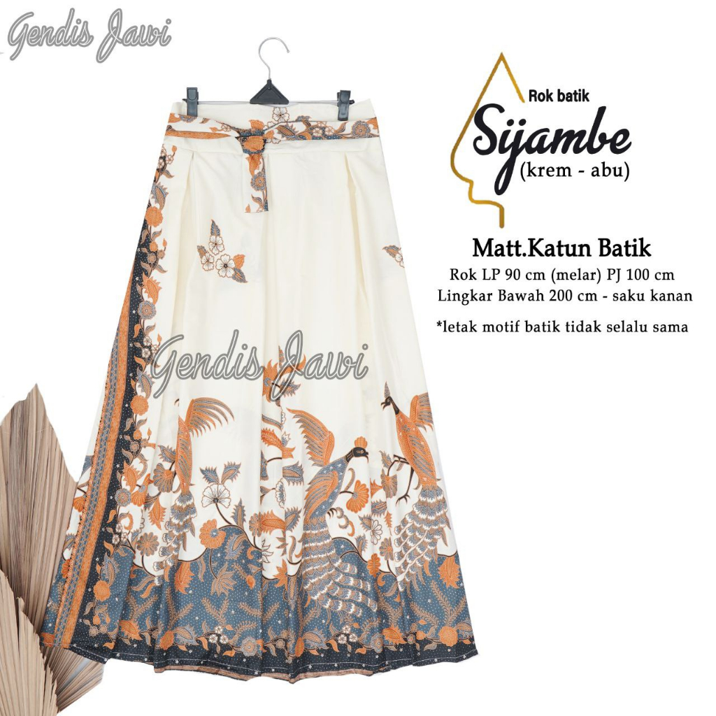 ROK BATIK PANJANG ROK PAYUNG BAWAHAN WANITA ELEGAN MODERN