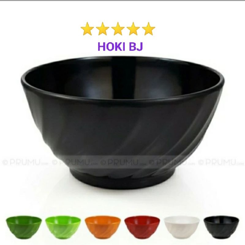 Mangkok Mie Ulir Melamin 6 inch Merek Unica M-9060