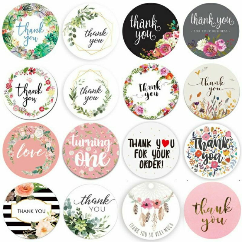 

Cetak Stiker Label THANK YOU Cutting 100 Pcs|Stiker Anti Air Keren Elegan Dan Lainnya