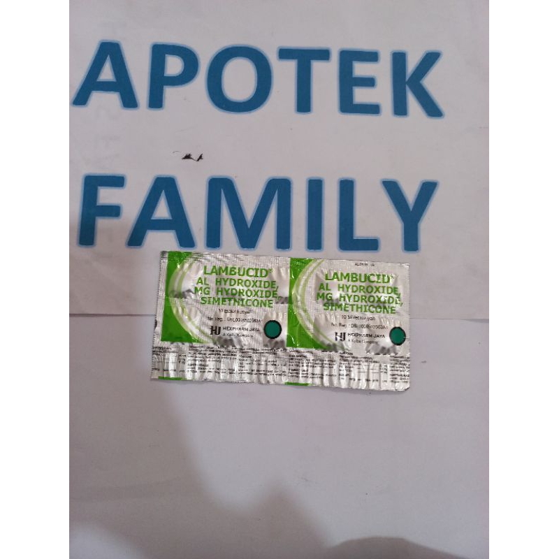 LAMBUCID Tablet - Obat Kembung, Maag, Asam Lambung