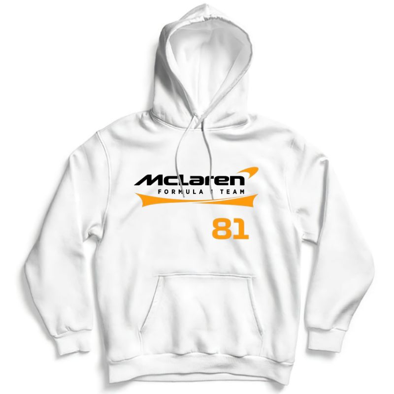 Jaket Hoodie F1 Oscar Piastri McLaren 81 - Pria Wanita Custom Distro Polos
