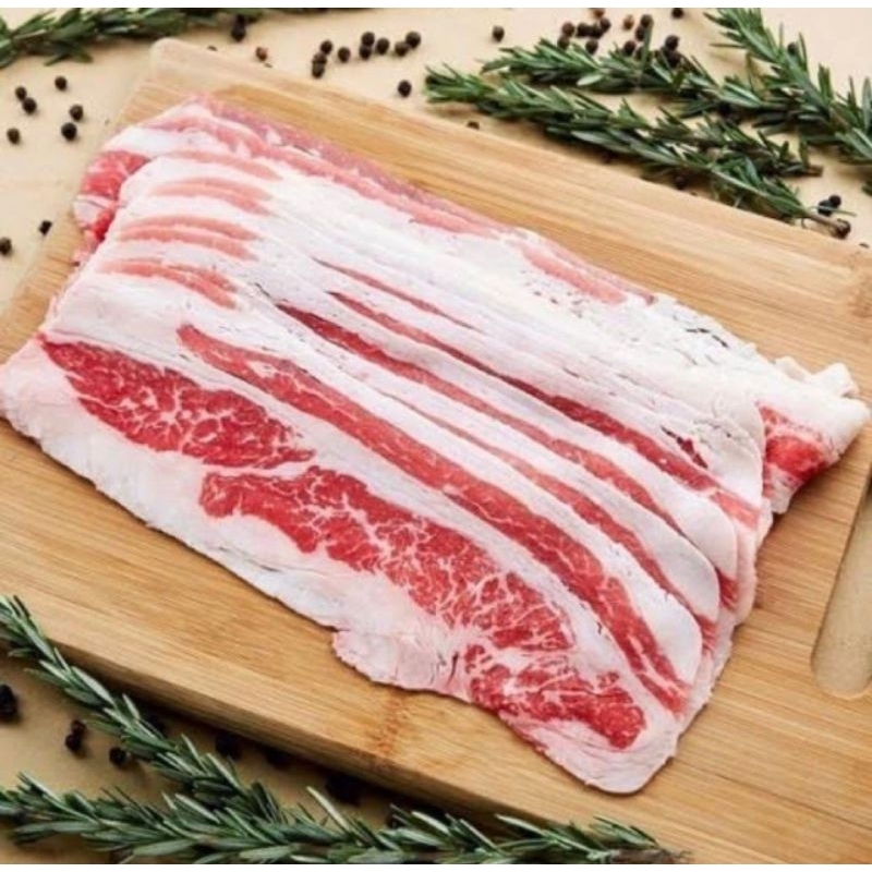 Daging Sapi Shortplate Beef Slice Fat Lemak 500gr INSTANT SAMEDAY ONLY