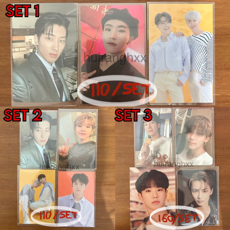 [READY STOCK] WONWOO set 1/2/3 (pc tc fml fallen misfit lost regal attacca carat ver carver hoshi wo