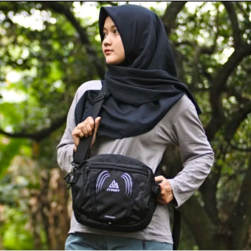 Tas Selempang Pria Wanita Sling Bag Bodypack Sydney Adv Caribou Outdoor Traveling Hiking