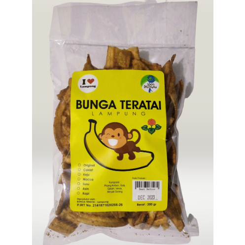 

Keripik Pisang Ambon Lampung Cap Bunga Teratai 200 Gr