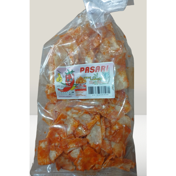 

Kripik Singkong Pedas Pasari Khas Lampung 400 Gram