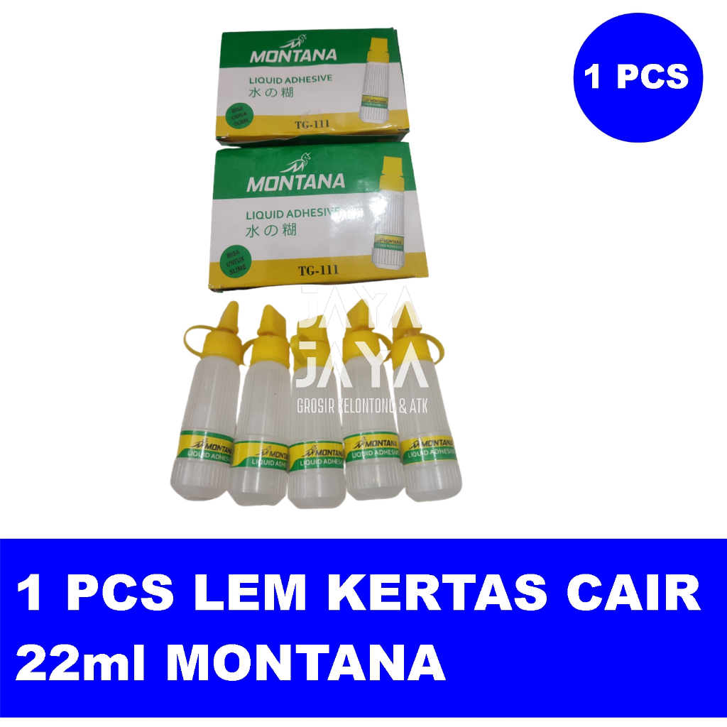 

Lem Kertas Cair 22 ml Montana 1 Pcs