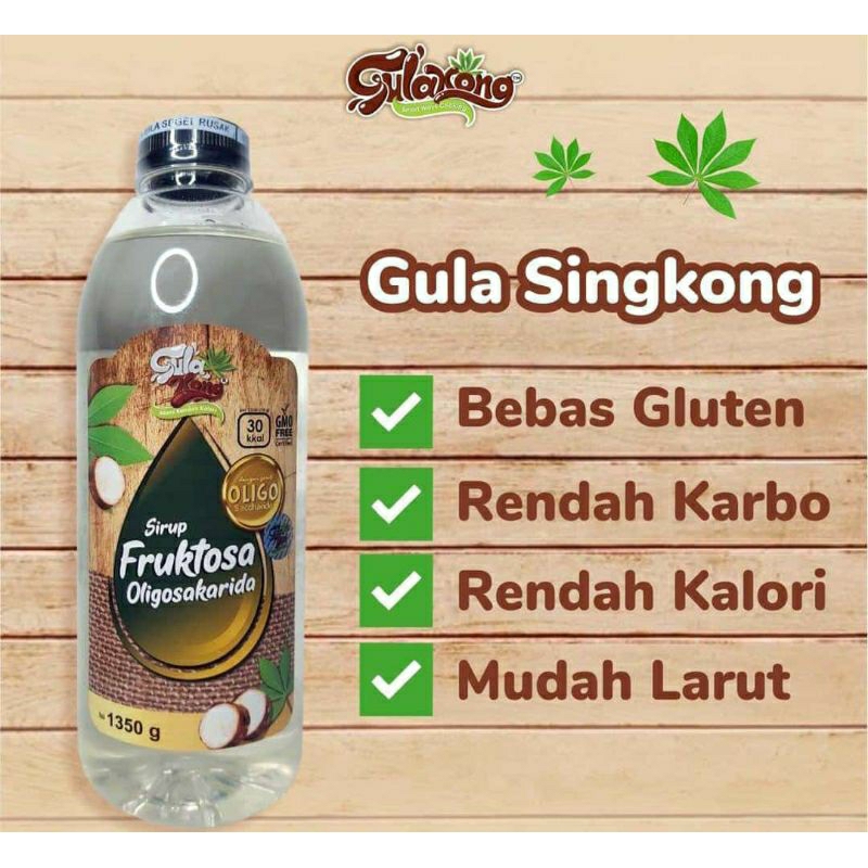 

GULA SINGKONG CAIR (GULAKONG) HALAL MUI 600gr