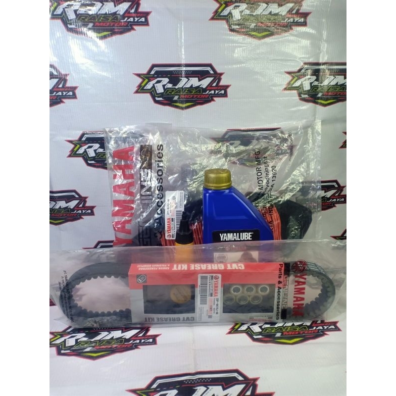 PAKETAN SPESIAL SERVIS OLI YAMALUBE SUPER MATIC ORIGINAL 1000ML NMAX 155