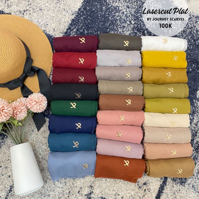 jilbab journey scarves polos lasercut