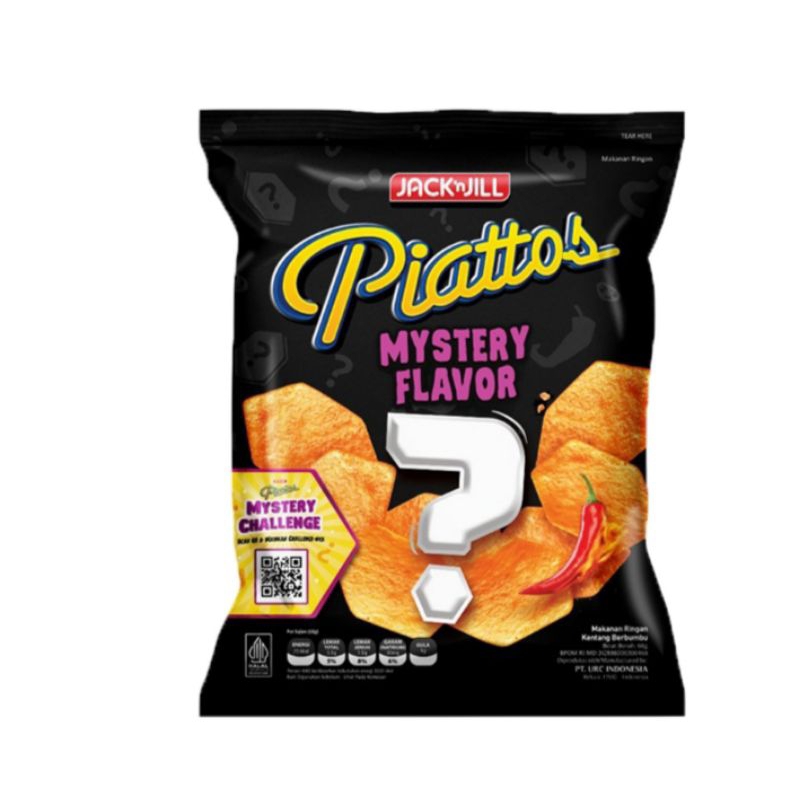 

Piattos Snack kentang mystery flavor 68 gr