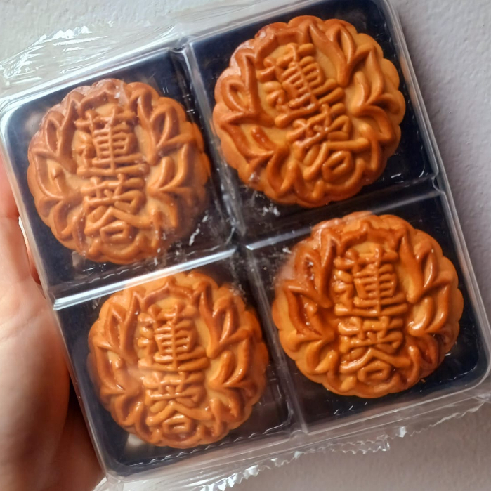 

Mooncake Malaysia Halal Isi 4pcs Mooncake Kue Bulan Mooncake Mini
