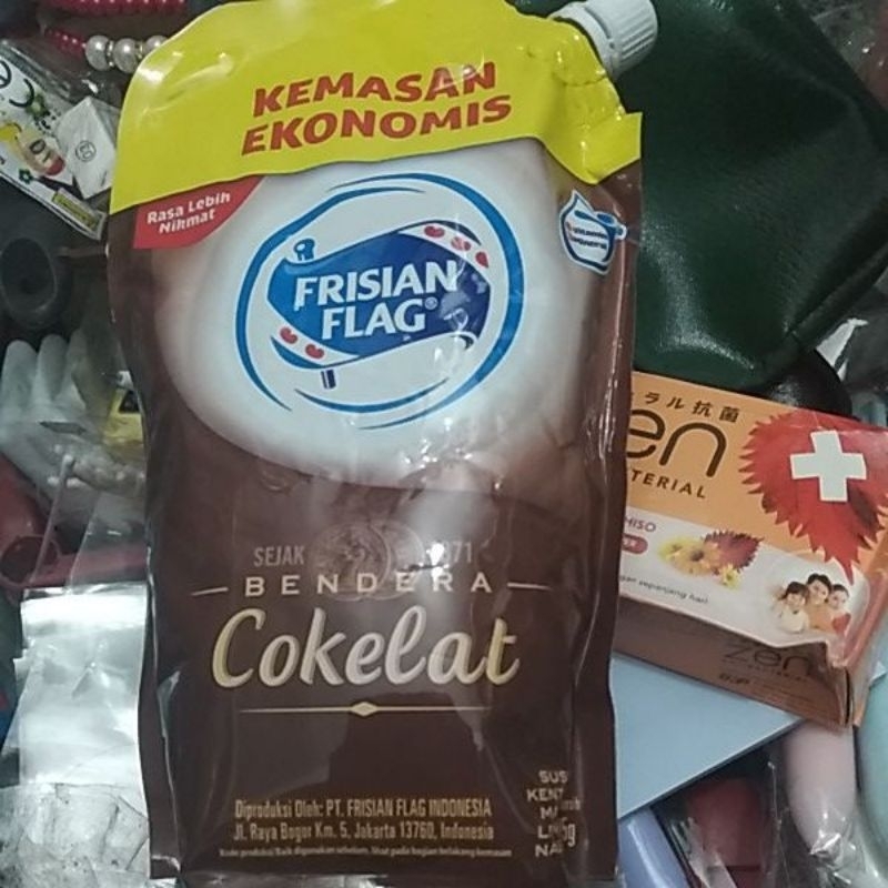 

SUSU BENDERA FRISIAN FLAG COKLAT 545g + bable dan kardus