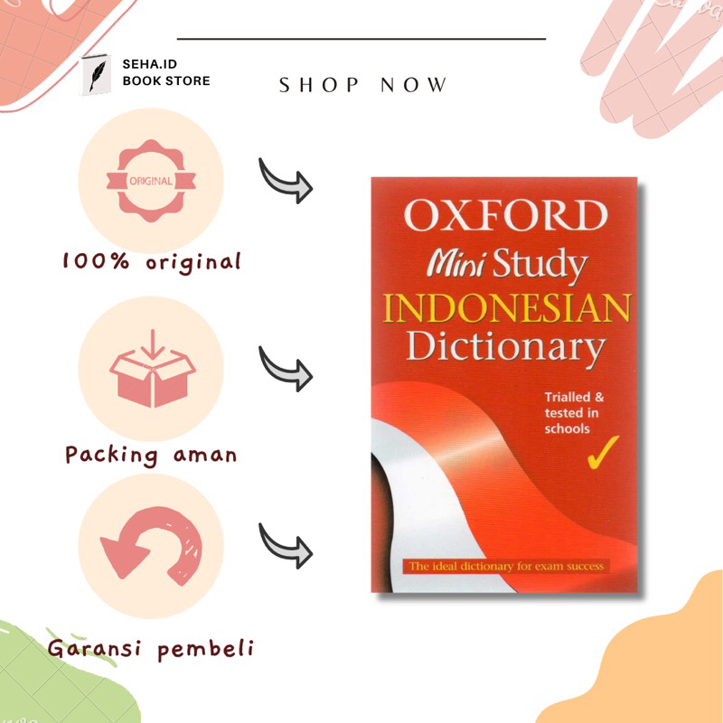 Buku Kamus Oxford Mini Study Indonesian Dictionary