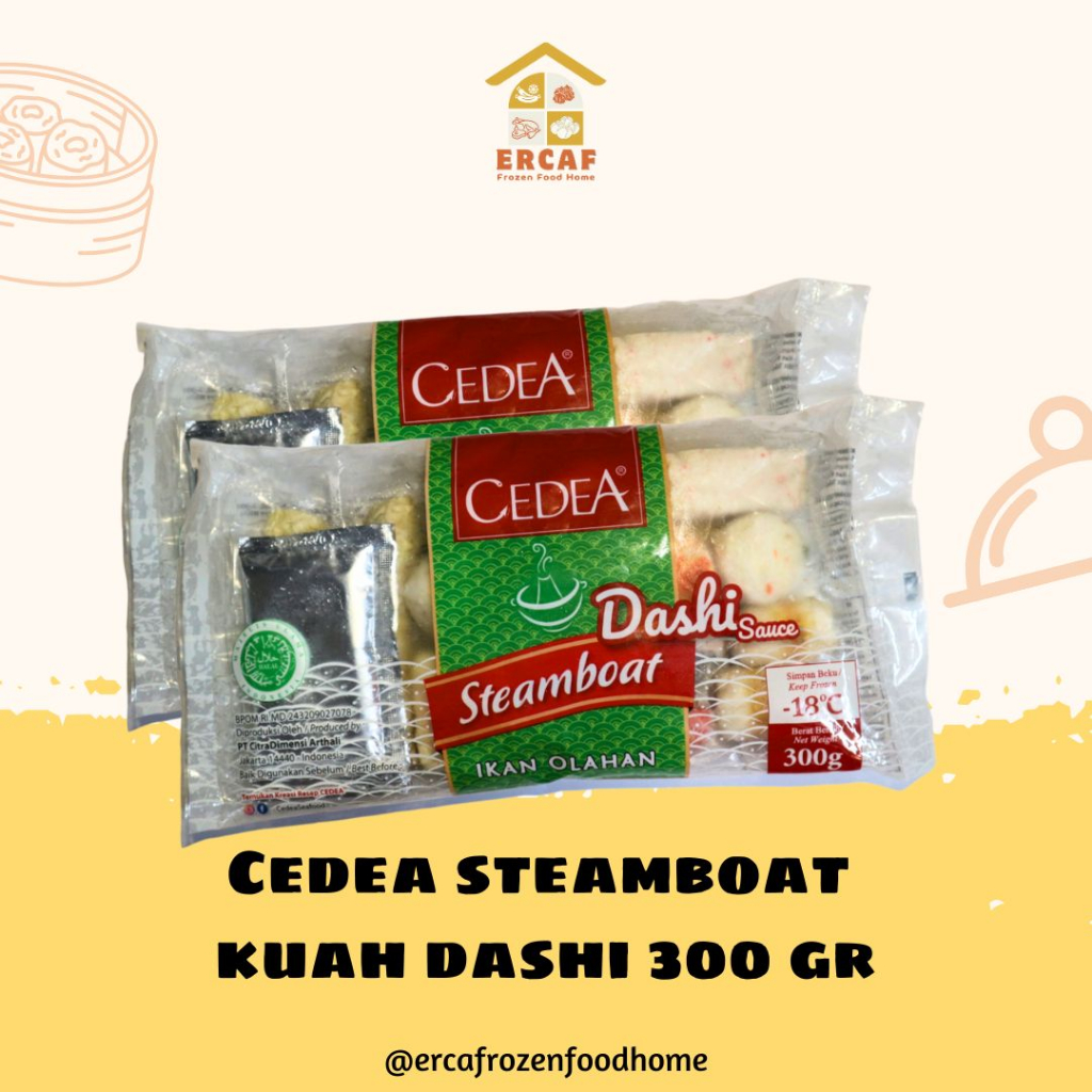 

CEDEA STEAMBOAT DASHI PACK 300GR