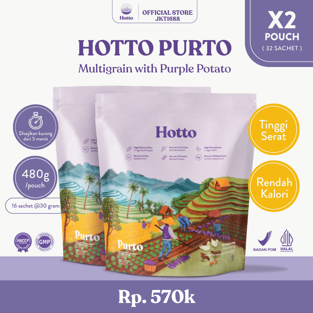 

Hotto Purto Beli 2 Pouch lebih hemat bro..