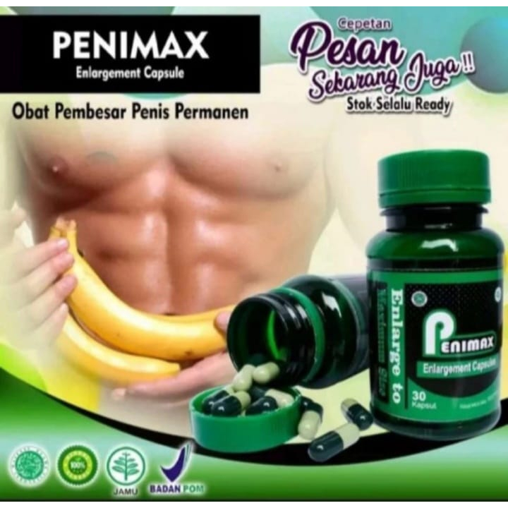 PENIMAX ORIGINAL Sperma Kosong, Penyubur Sperma, Pengental Sperma, Perbaikan Kualitas Sperma, Obat S