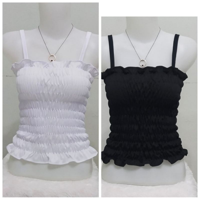 VF tanktop Kerut Bali CROP