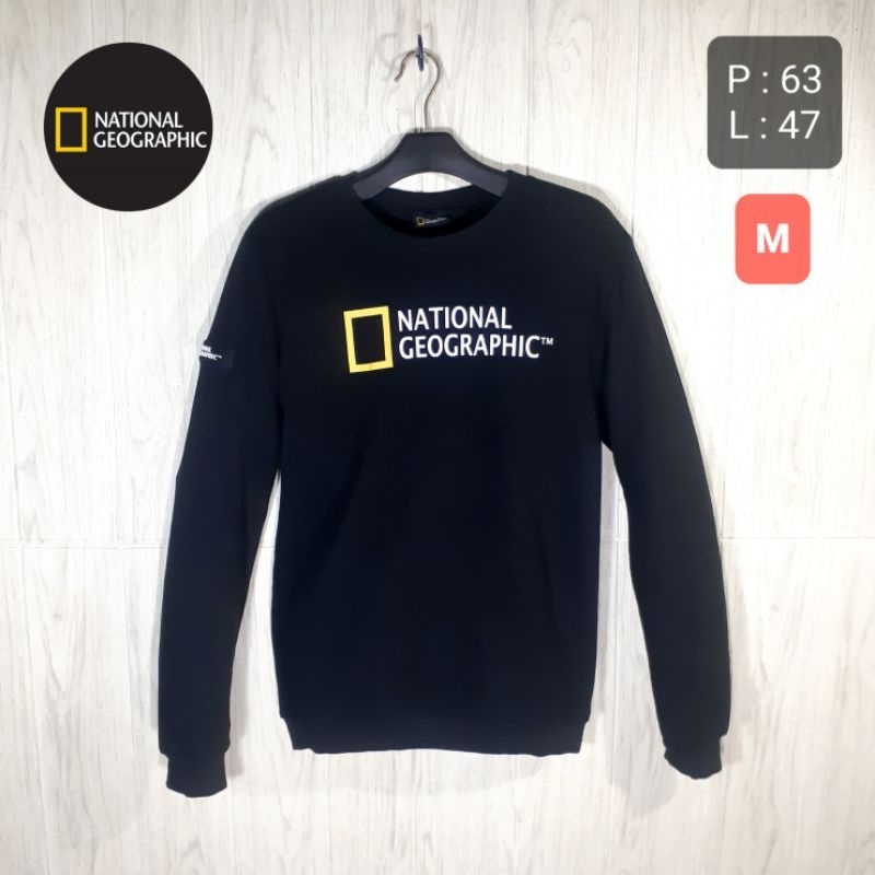 [PREMIUM] NATGEO Sweater Crewneck NATIONAL GEOGRAPHIC Authentic Crew Neck Second Original