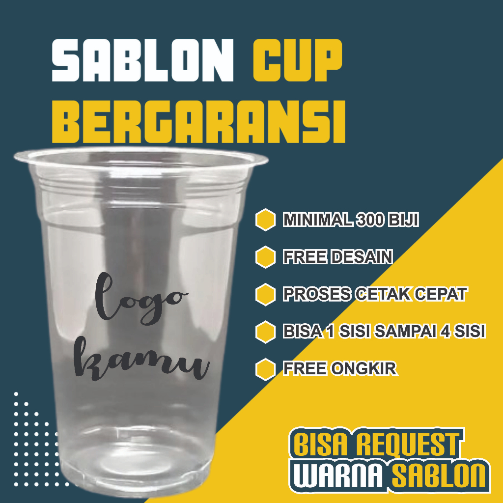 cup boba sablon