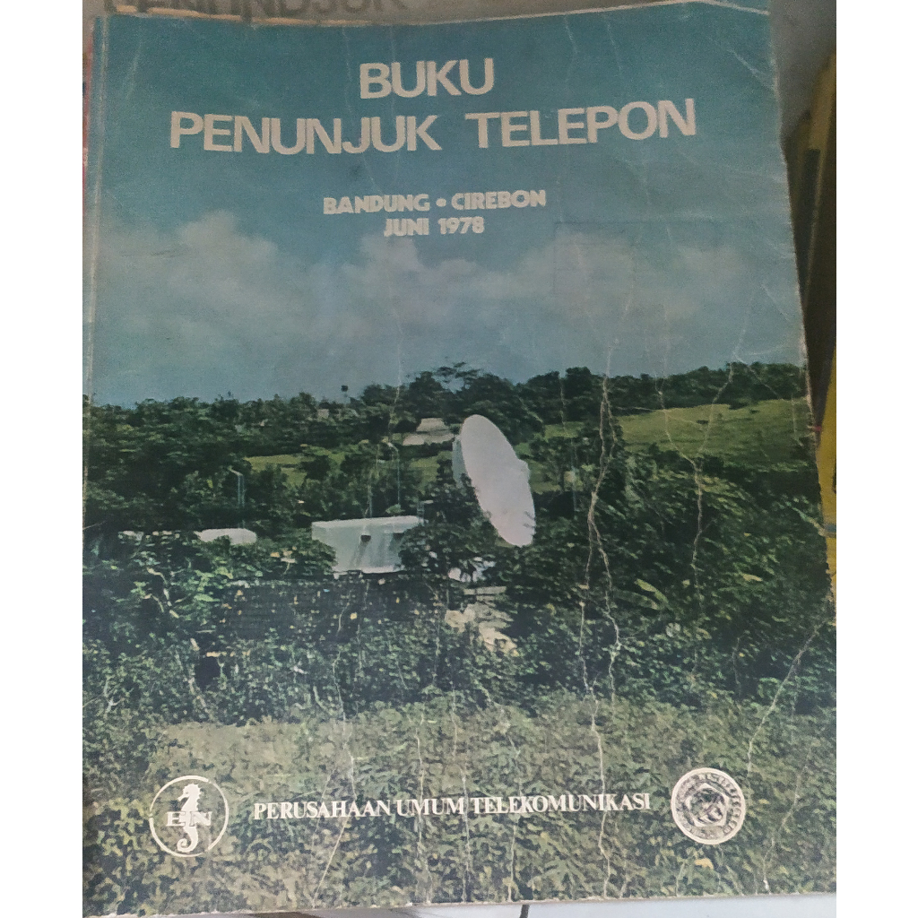 YELLOW PAGES/BUKU TELEPON/PETUNJUK TELEPON BANDUNG CIREBON 1978